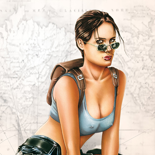 Lara 2 - Pin-up art