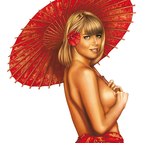 Girl form Ipanema - Pin-up art
