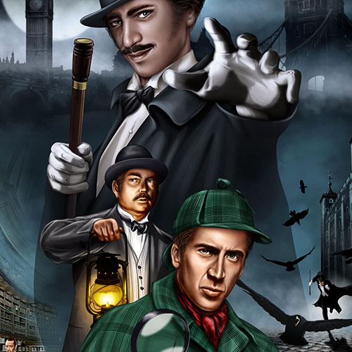 Sherlock vs Lupin - Fan art