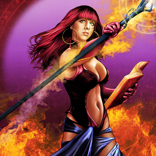 Fire Sorceress - Fan art