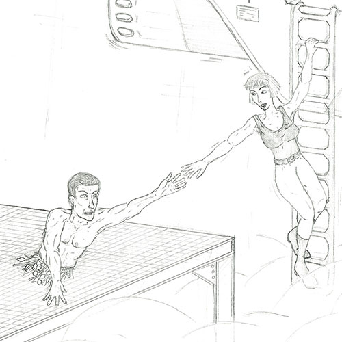 Aliens: escape - Dibujos