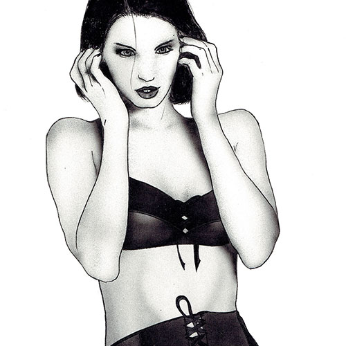 Black lingerie - Dibujos