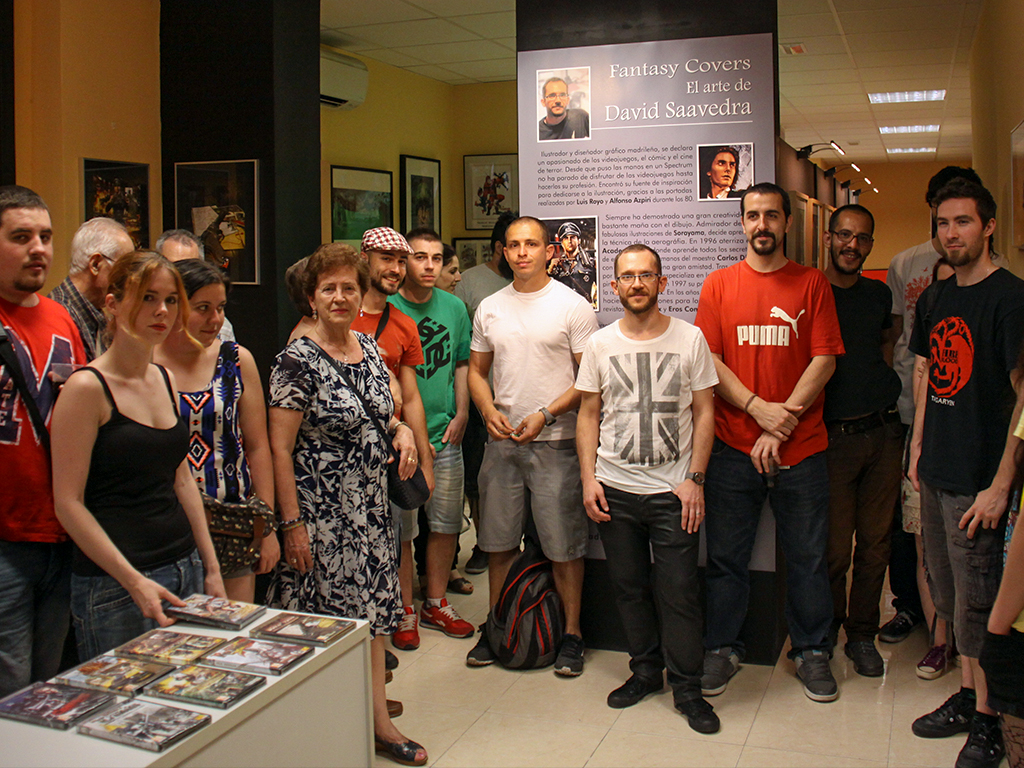 Alumnos de la academia y amigos.