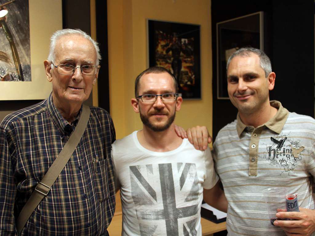 Con José Solé y Rafael Corrales, organizador de RetroMadrid.
