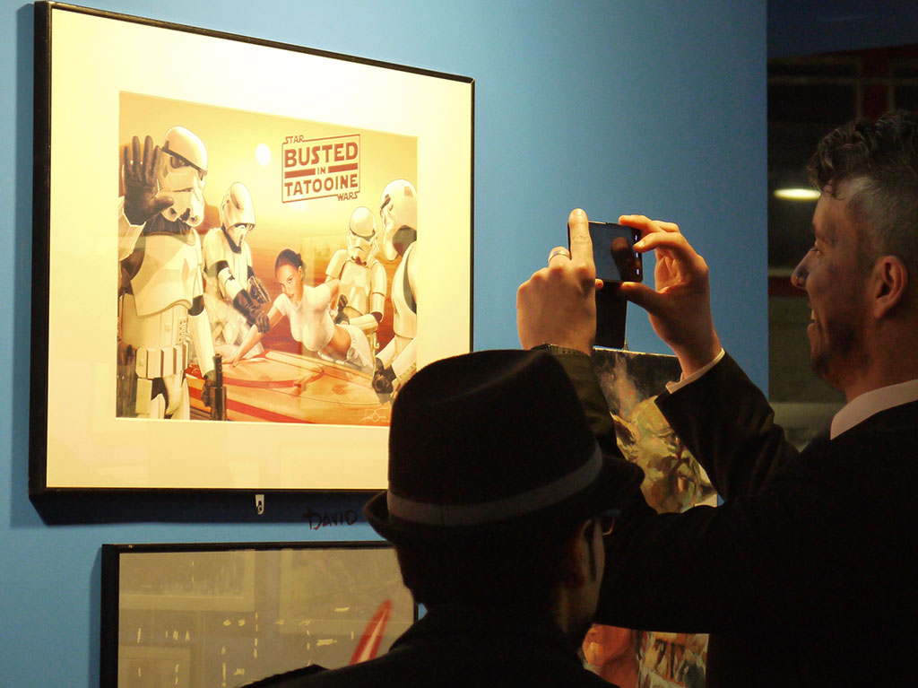 La ilustración arrancaba una sonrisa a más de uno.