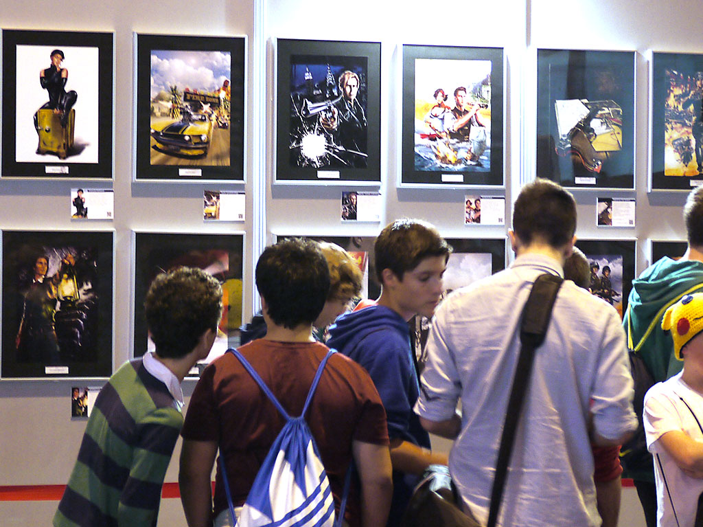 Mucho público se acercó a ver las exposiciones.