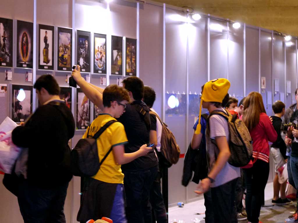 La afluencia de gente fue bastante alta durante los cuatro días que duró la feria.