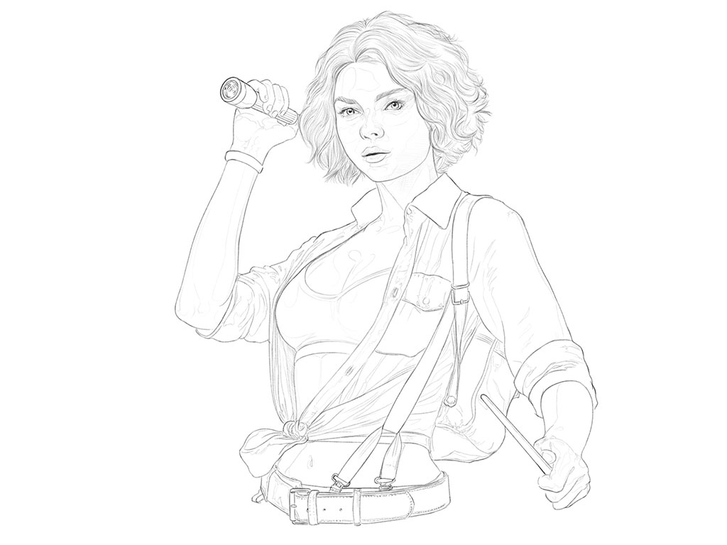 Lápiz de la aventurera.