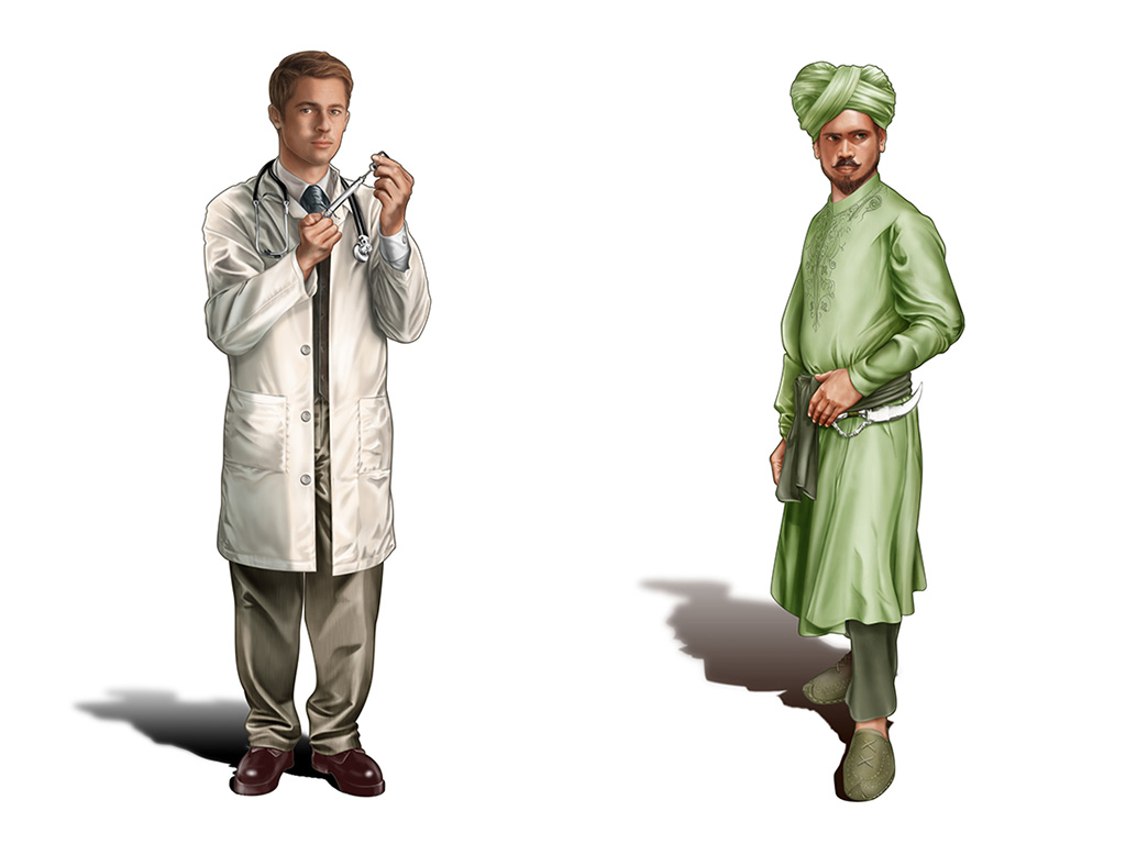 Dr. Gygax y el hindú.