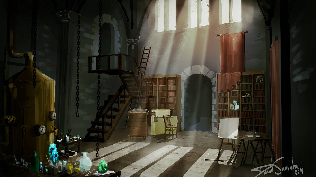 Concept art para Tenebris Pictura