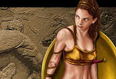 Spartan female warrior
